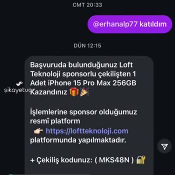 Instagram Çekiliş Vaadi İle Yanıltma!