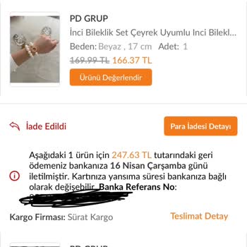 İade Sürecinde Yanıltıcı Kesinti Ve Yetersiz Müşteri Hizmeti