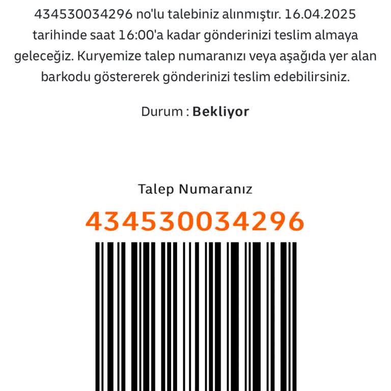 MNG Kargo'nun Paket Alımında Yaşanan İletişim Sorunu