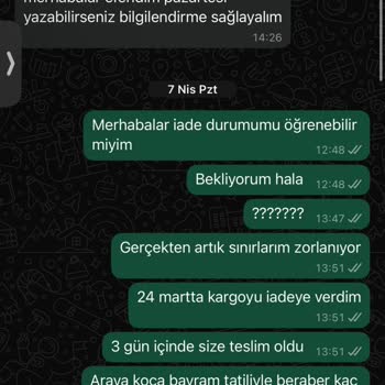 İade Sürecindeki İlgisizlik Ve Oyalama Taktikleri