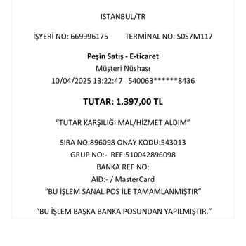 Yanlış Çekim: A101 Siparişimde BİM Web Pos Sorunu