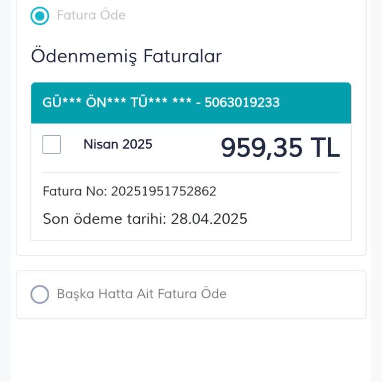 Yanlış Fatura Ücreti Ve Geçiş Sorunu