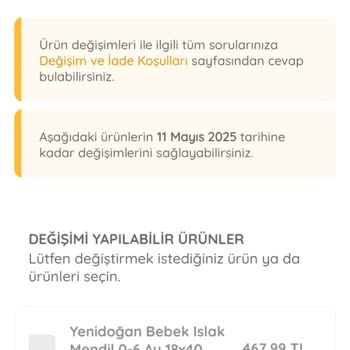 Ebebek'ten Aldığımız Islak Mendillerin Ağır Kokusu Ve İade Sorunu