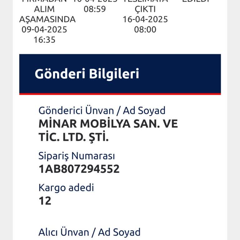 Vivense Siparişimde Teslimat Sorunu