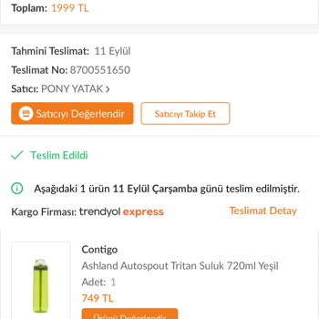 Contigo Sulukta Küflenme Sorunu