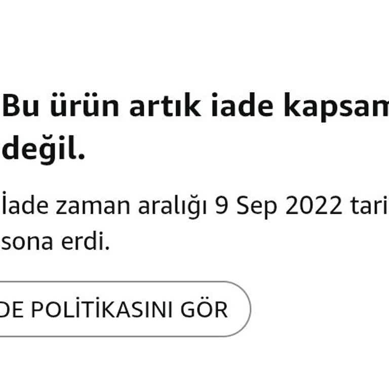 Amazon'da İade Sürecinde Yaşanan Zorluk: Calvin Klein T-shirt İade Talebi