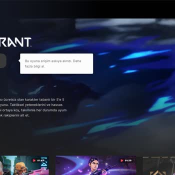Valorant Hesap Askıya Alınmış