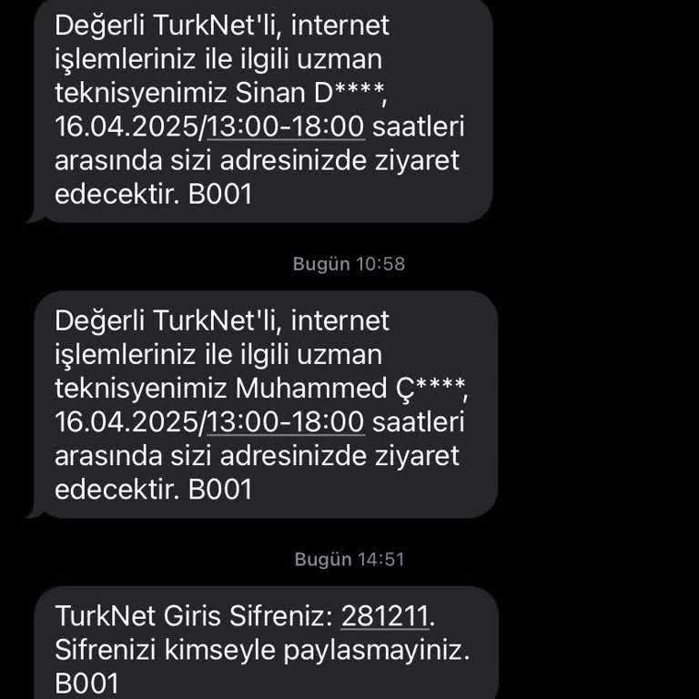 TurkNet Abonelik Başvurusunda Yaşanan Teknik Destek Sorunu