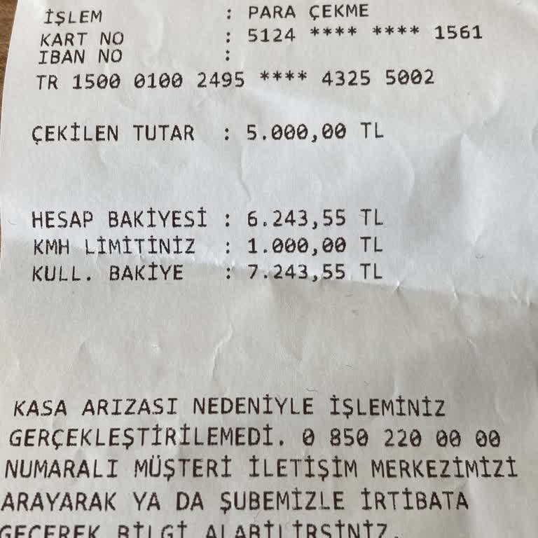 ATM Para Çekme Sorunu Ve Mağduriyet