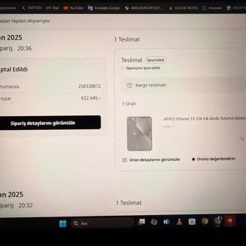İptal Edilen İphone Siparişi Ve İade Edilmeyen Kuponlar