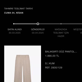 Zara Online Mağazasından Sipariş Verdim, Kargom Kayıp