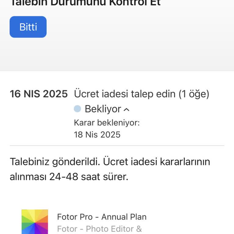 Yanlışlıkla Yenilenen Abonelik Ve İade Talebi