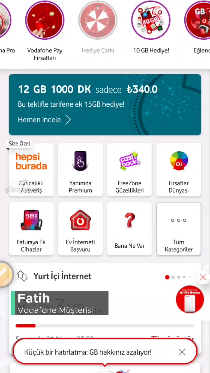 Vodafone Hediye Çarkı Sorunu Hala Devam Ediyor! videonun kapak resmi