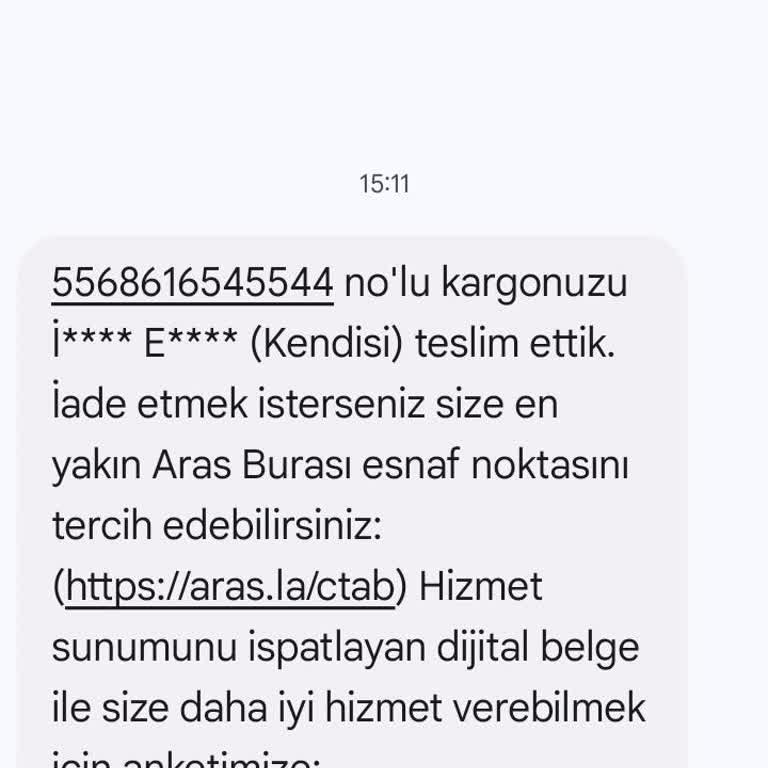 Teslim Edilmemiş Kargo Karmaşası