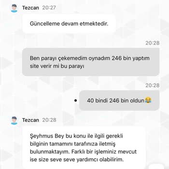 Güvenilmez Site: Para Çekimi Engellendi Ve Yanıltıcı Bilgi Verildi