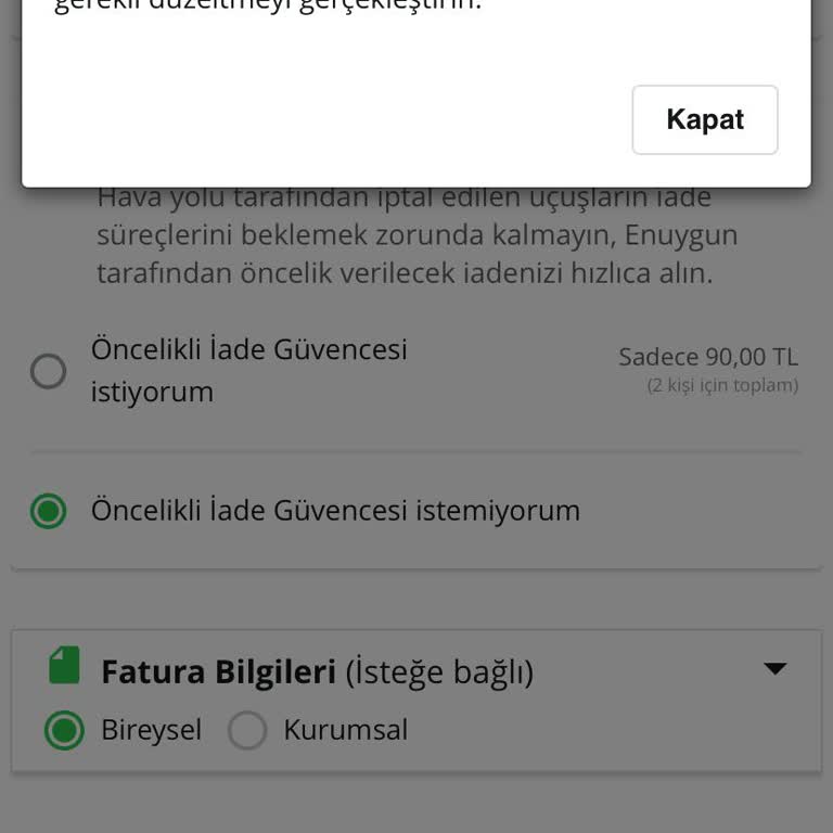 Aynı İsimdeki Kişilere Bilet Verilemiyor