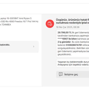 Hepsiburada'da Sistematik Sipariş İptalleri Ve Tüketici Mağduriyeti