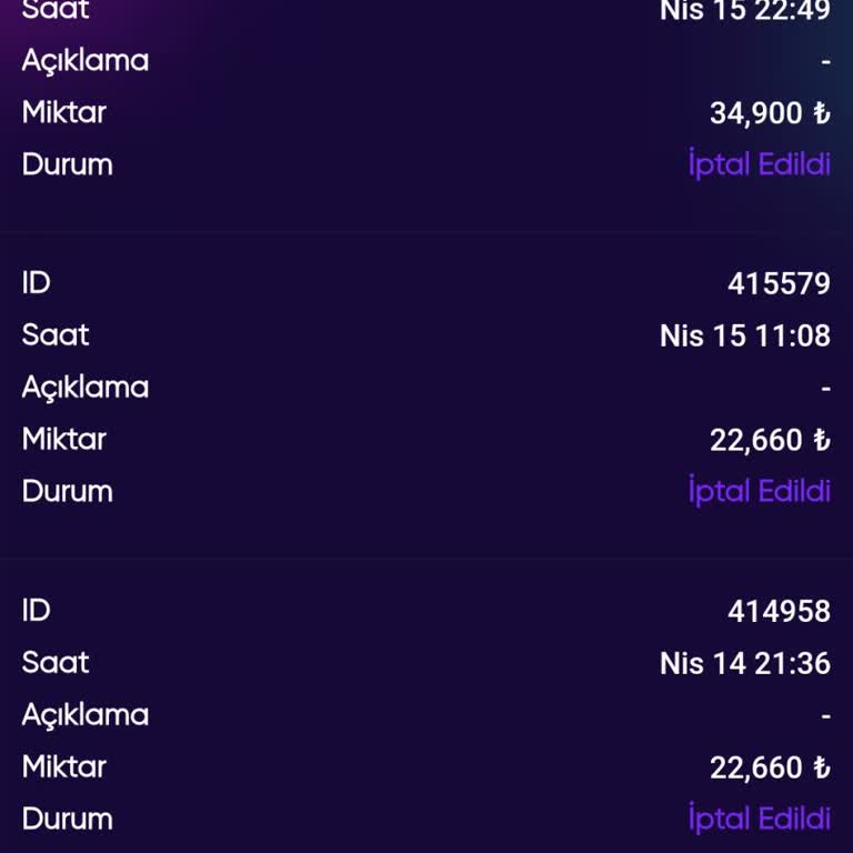 Çekim Taleplerinde Sürekli İptal Ve Bakiye Kaybı