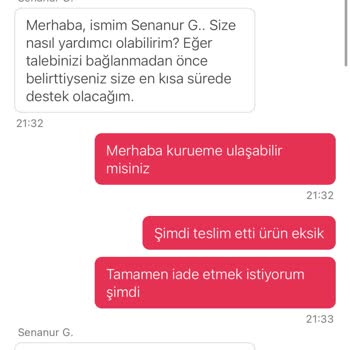 Eksik Ürünler Ve Çözüm Odaklı Olmayan Müşteri Hizmetleri