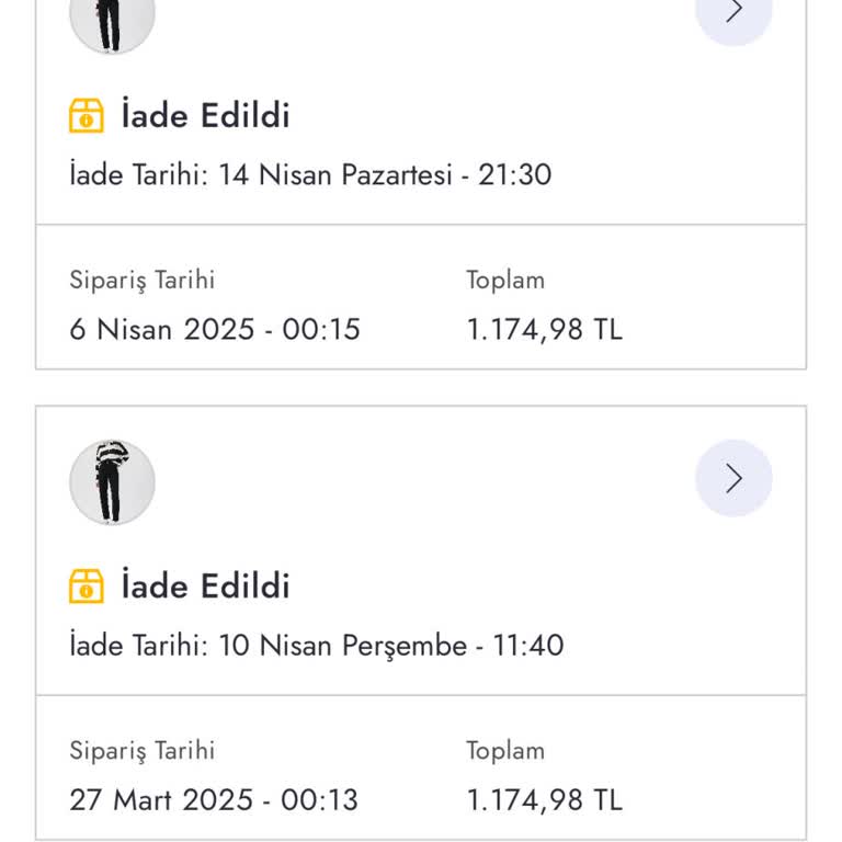 Boyner'den İki Kez Yanlış Beden Gönderimi
