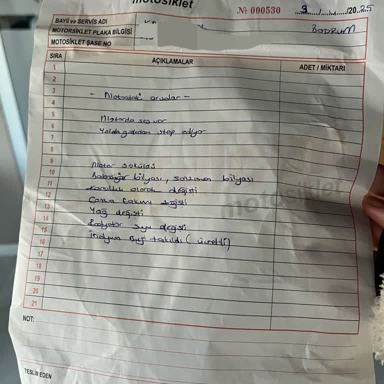 Falcon FR 250 Motor Sorunlarıyla Mücadele