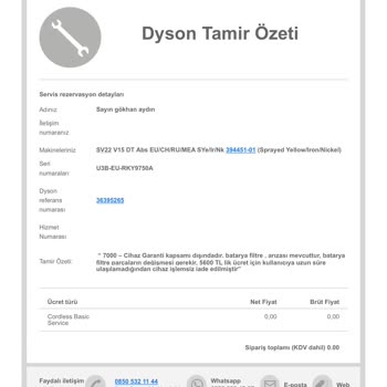 Dyson Türkiye Servis Merkezi İle Yaşanan Uzun Süreli Sorunlar