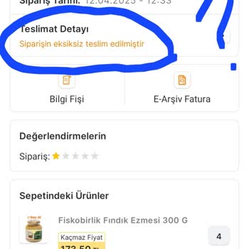 Migros Sanal Market'te Ürün Teslimat Sorunu