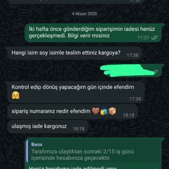 İade Sürecinde Mağduriyet: Para İadesi Bekleniyor