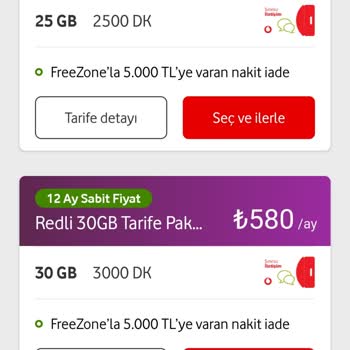 Uzun Süreli Vodafone Müşterilerine Yüksek Ücretli Tarifeler