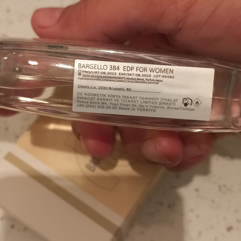 Bargello Parfüm Boğaz Tahrişi Ve Öksürük Yaptı
