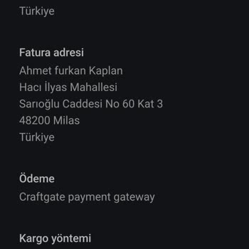 Siparişin Teslim Edilmemesi