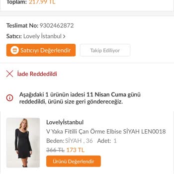Trendyol İade Sürecinde Yaşanan Karışıklık Ve Müşteri Mağduriyeti