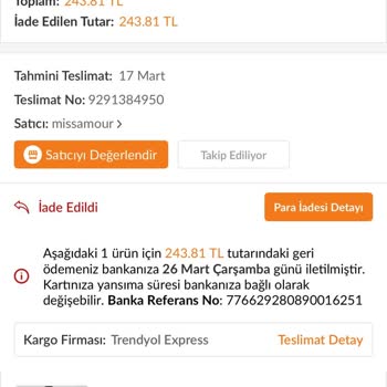Trendyol İade Sürecinde Yaşanan Karışıklık Ve Müşteri Mağduriyeti