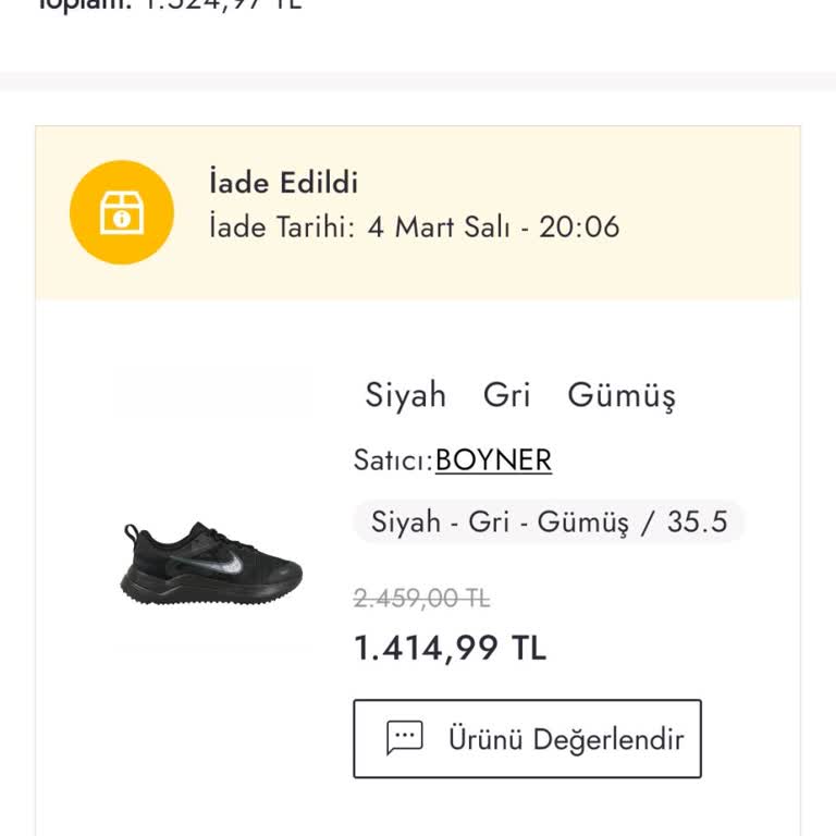 Boyner'den İade Sorunu Ve Geri Dönüş Eksikliği