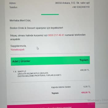 Çekilen Para, İptal Edilen Sipariş: Acil İade Talebi
