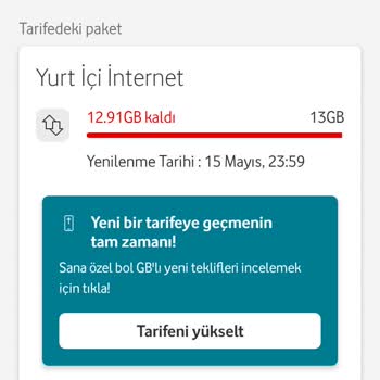 Vodafone'da Buharlaşan GB'lar Ve Sürekli Takip Yorgunluğu