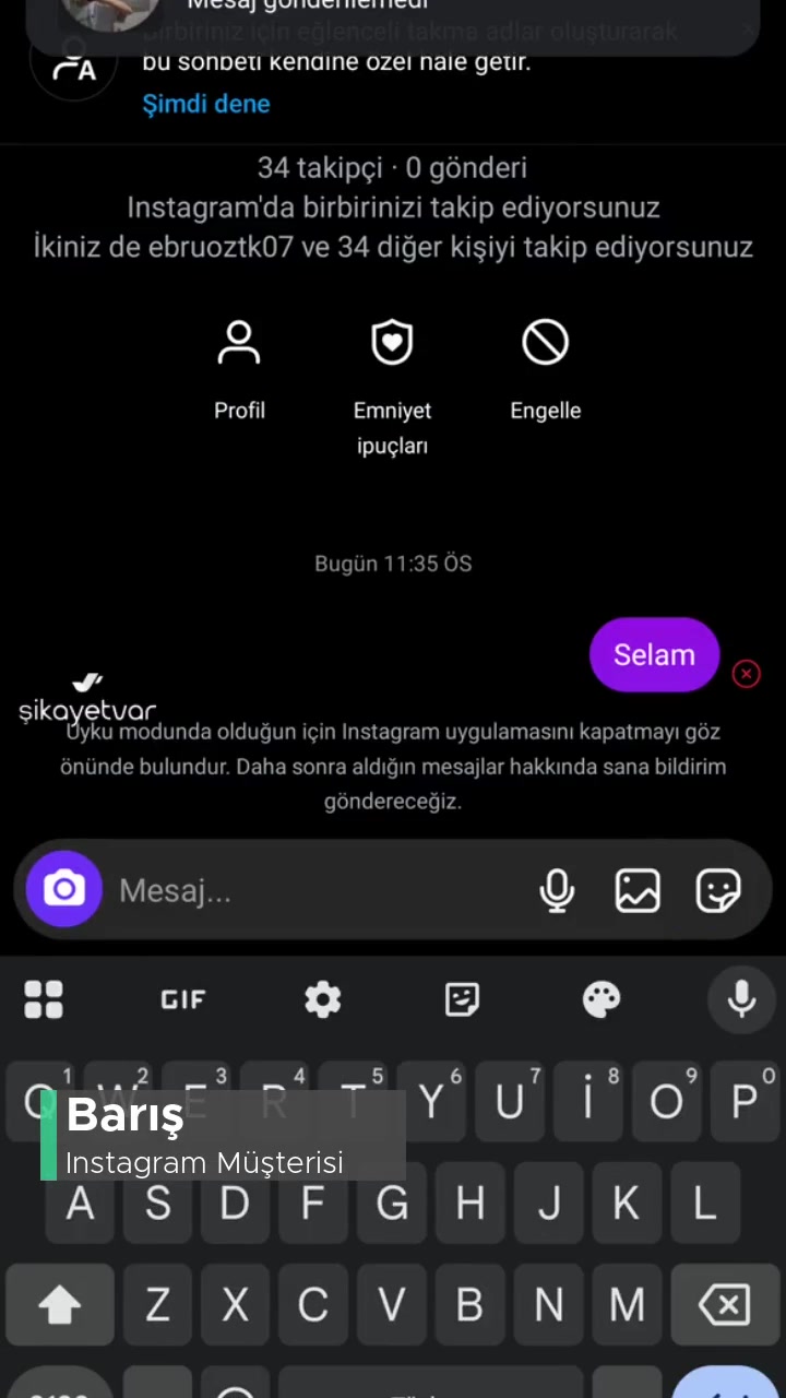 Instagram Sohbet Banı Banımın Süresi Geçmesine Rağmen Mesaj Atamıyorum videonun kapak resmi