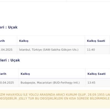 Yanlış Uçuş Rezervasyonu Nedeniyle Vize Reddi Ve Yasal Süreç Başlatma