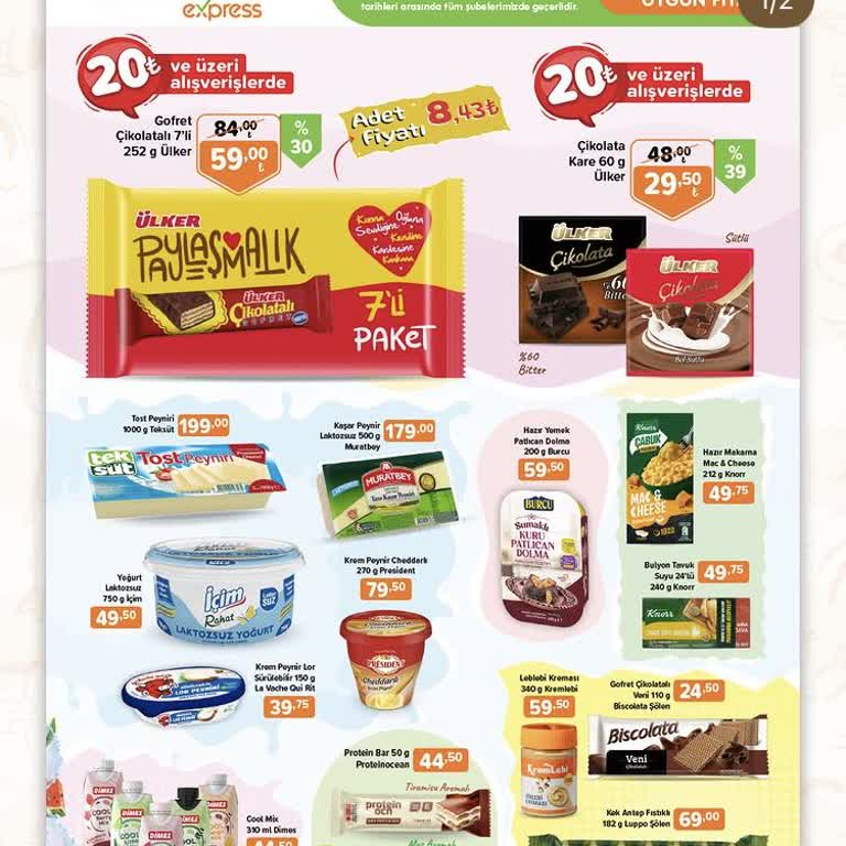 Hakmar Express İndirimli Çikolata Fiyatı Kasada Geçmedi