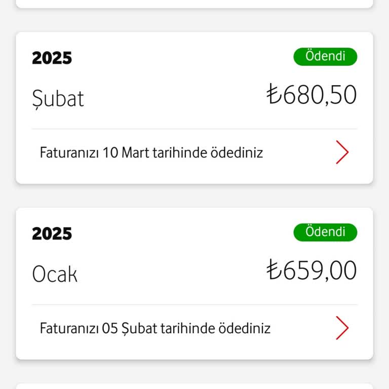 Vodafone Red'li 30 GB Ultra Paket Sorunu