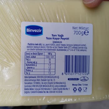 BİM'den Aldığım Kaşarda Şok Edici Yabancı Maddeler