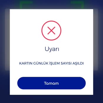 Ticket Restaurant Kartında Günlük İşlem Limiti Sorunu