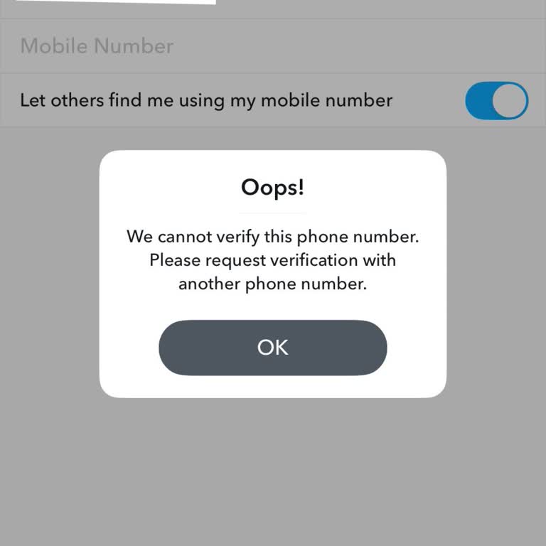 Can't Verify My Phone Number on Snapchat "Due To Suspicious Activity" Warning