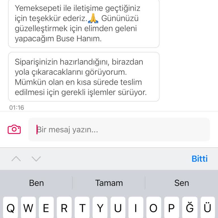 Gece Siparişimde Yaşadığım Uzun Bekleyiş