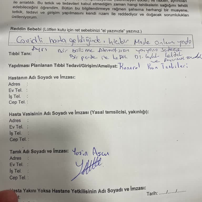 Bayındır Hastanesi Acil Servisinde Yetersiz Önlemler Ve İletişim Sorunları