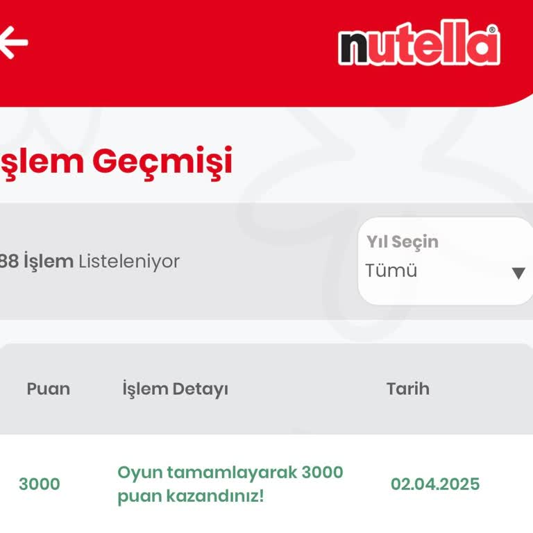 Nutella Uygulamasının Hayal Kırıklığı Yaratan Ramazan Takvimi