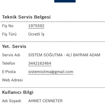 Bosch Servis Ücretleri Ve Müşteri Hizmetleri Sorunu