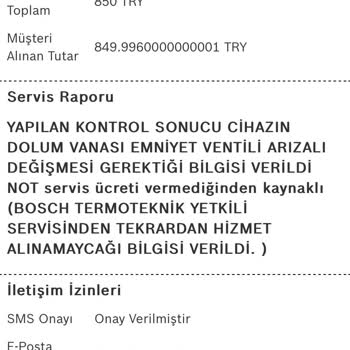 Bosch Servis Ücretleri Ve Müşteri Hizmetleri Sorunu