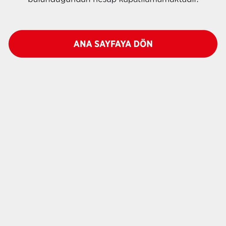Ziraat Mobil Uygulamasında Hesap Kapatma Sorunu