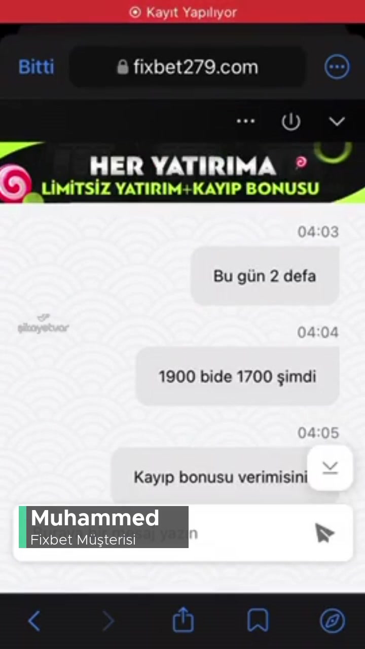 Fixbet Kayıp Bonusumu Vermediler! videonun kapak resmi